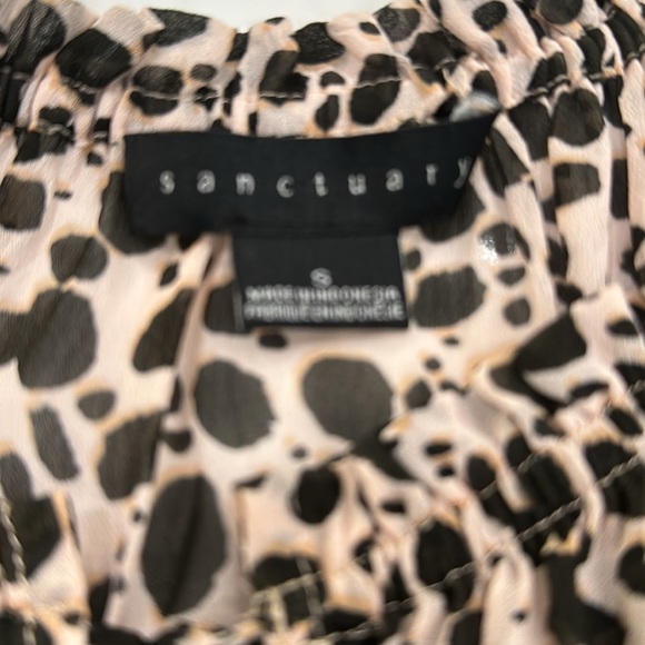 Sanctuary leopard print blouse - Picture 4 of 5